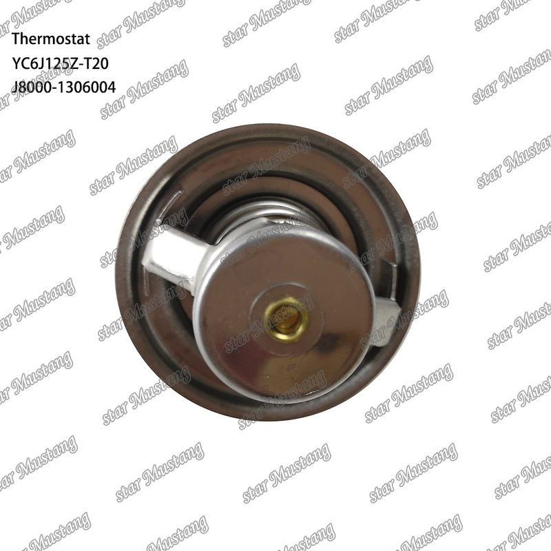 ترموستات YC6J125Z-T20 J8000-1306004 75°C بخش موتور با ساختار یکپارچه و 6 ماه