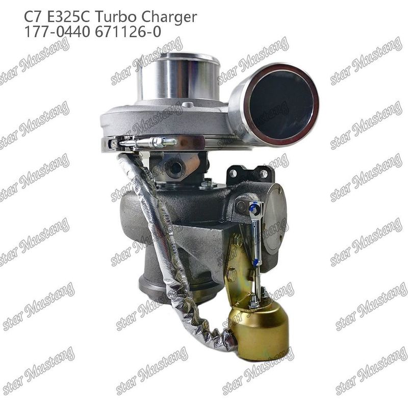 توربو شارژر C7 E325C 177-0440 671126-0 قسمت موتور با ساختار یکپارچه و 6 ماه