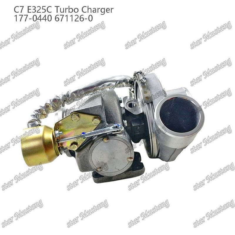 توربو شارژر C7 E325C 177-0440 671126-0 قسمت موتور با ساختار یکپارچه و 6 ماه