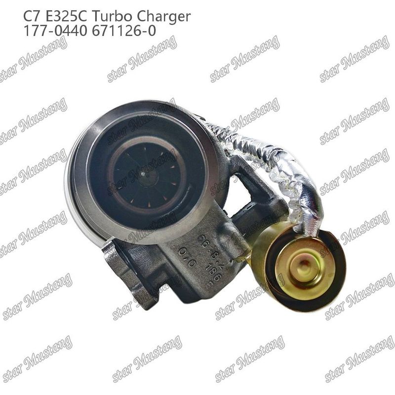 توربو شارژر C7 E325C 177-0440 671126-0 قسمت موتور با ساختار یکپارچه و 6 ماه