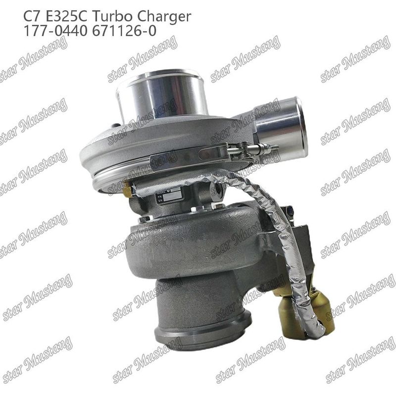 توربو شارژر C7 E325C 177-0440 671126-0 قسمت موتور با ساختار یکپارچه و 6 ماه