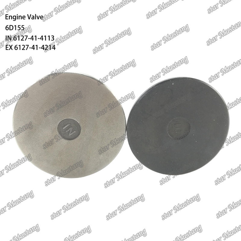 دریچه 6D155 IN 6127-41-4113 EX 6127-41-4214 مناسب برای قطعات معدنی موتور کاماتسو