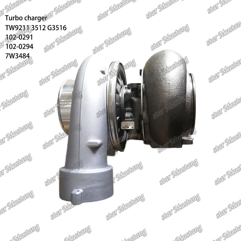 توربو شارژر TW9211 3512 G3516 102-0291 102-0294 7W3484 بخش موتور با ساختار یکپارچه و 6 ماه