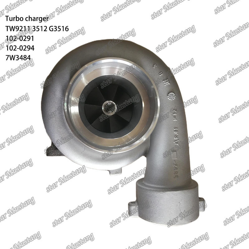 توربو شارژر TW9211 3512 G3516 102-0291 102-0294 7W3484 بخش موتور با ساختار یکپارچه و 6 ماه
