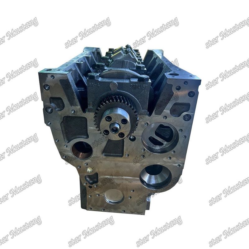 بلوک کوتاه 4D102 4BT 6731-21-1010 3903920 بخش موتور با ساختار یکپارچه و 6 ماه
