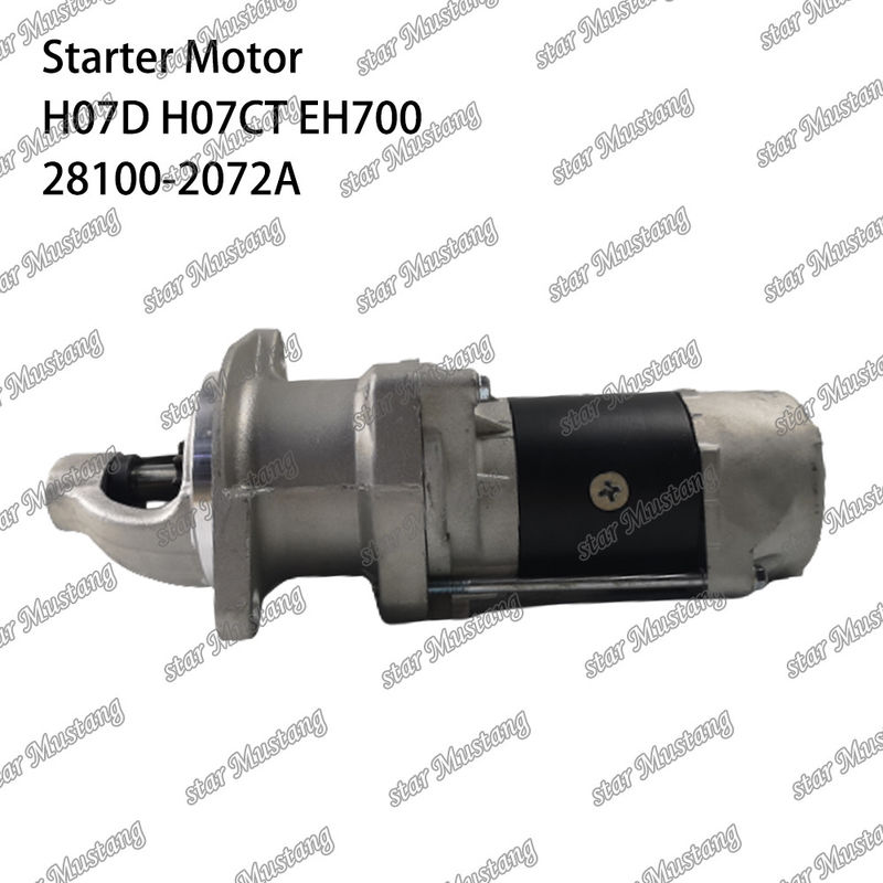 H07D H07CT EH700 EX220-5 موتور استارتر موتور 24V 11T 5.5KW 28100-2072A 28100-1443A 28100-2271 برای قطعات معدنی موتور HINO