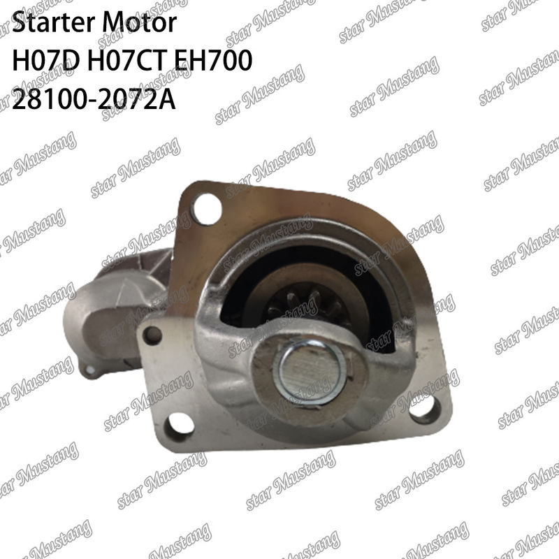 H07D H07CT EH700 EX220-5 موتور استارتر موتور 24V 11T 5.5KW 28100-2072A 28100-1443A 28100-2271 برای قطعات معدنی موتور HINO