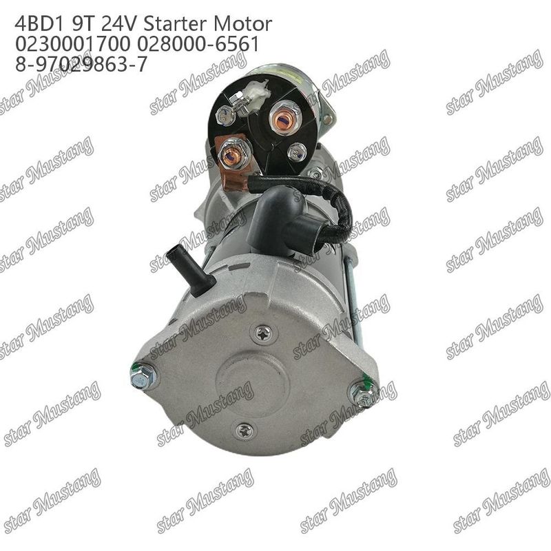 4BD1 موتور استارتر موتور 24V 0230001700 028000-6561 8-97029863-7 برای قطعات معدنی موتور ISUZU