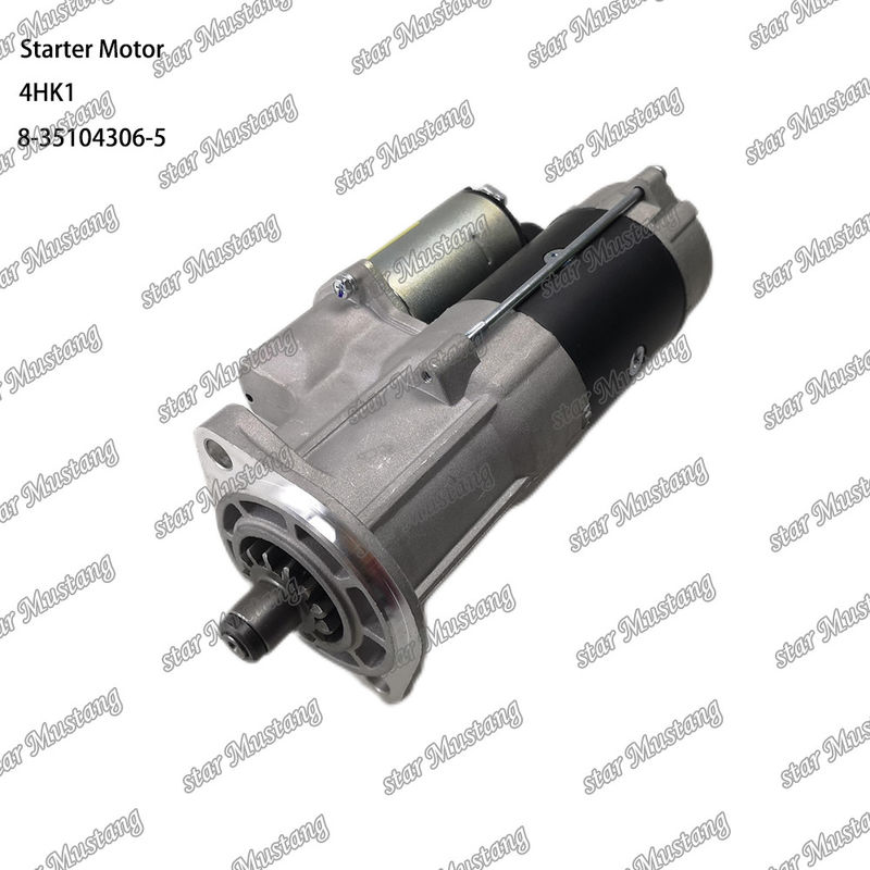 4HK1 موتور استارتر موتور 8-35104306-5 24V 13T 5.5KW برای قطعات معدنی موتور ISUZU