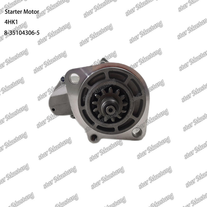 4HK1 موتور استارتر موتور 8-35104306-5 24V 13T 5.5KW برای قطعات معدنی موتور ISUZU