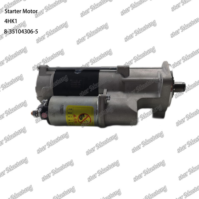 4HK1 موتور استارتر موتور 8-35104306-5 24V 13T 5.5KW برای قطعات معدنی موتور ISUZU