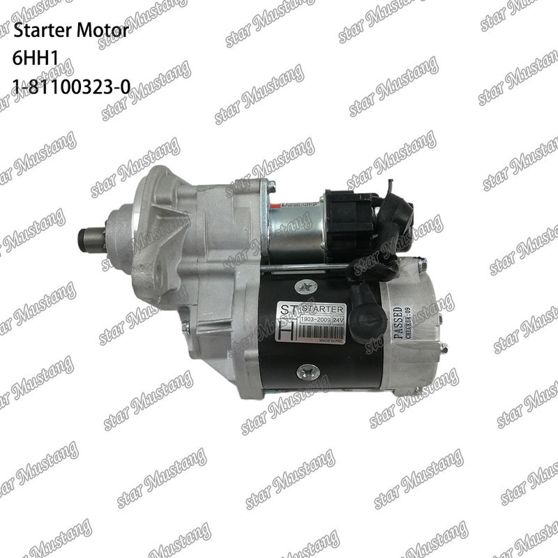 وضعیت 6HH1 موتور موتور 11T 24V 5.0KW 1-81100323-0 1-81100307-0 برای قطعات معدنی موتور ISUZU