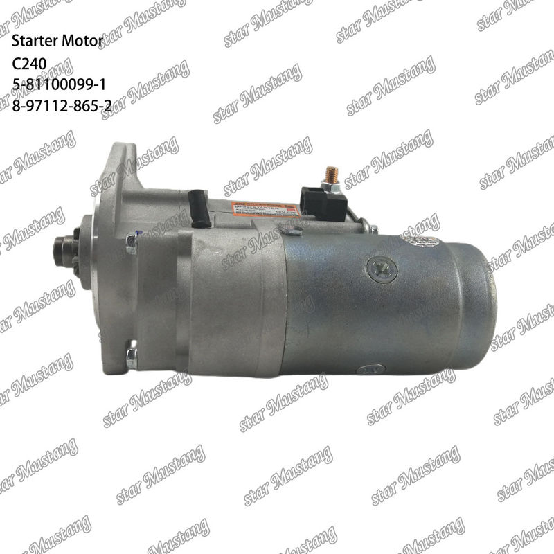 C240 موتور موتور 9T 12V 5-81100099-1 8-97112-865-2 برای قطعات معدنی موتور ISUZU