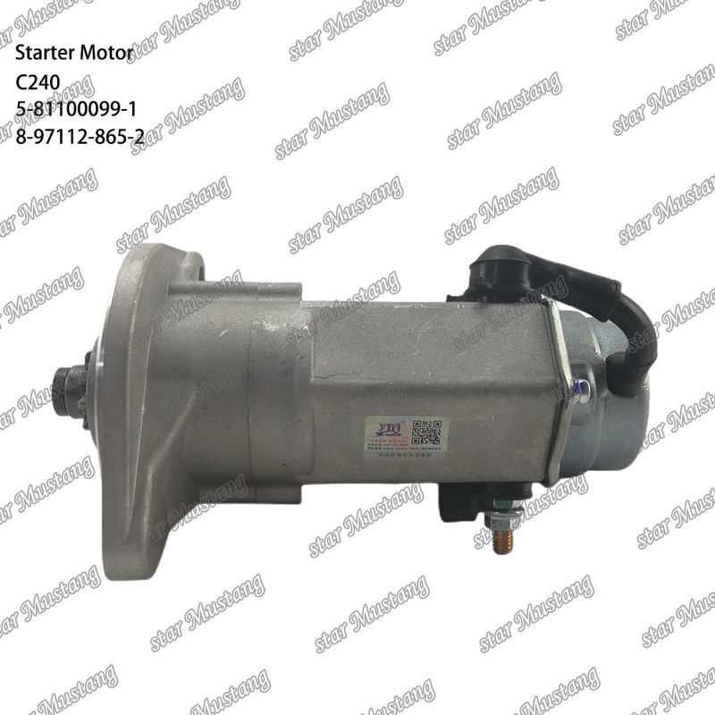 C240 موتور موتور 9T 12V 5-81100099-1 8-97112-865-2 برای قطعات معدنی موتور ISUZU