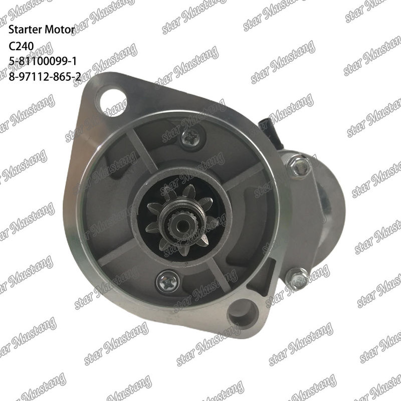 C240 موتور موتور 9T 12V 5-81100099-1 8-97112-865-2 برای قطعات معدنی موتور ISUZU