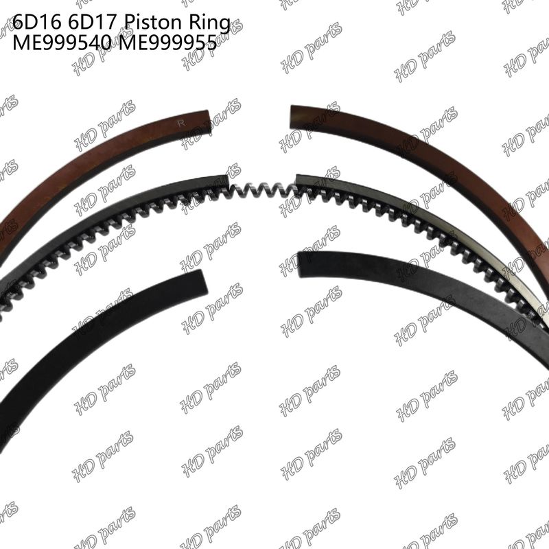 پشتیبانی آنلاین حلقه پیستون 6D16 6D17 ME999540 ME999955 مناسب برای موتور Mitsubishi قطعات یدکی گاسکت سیلندر