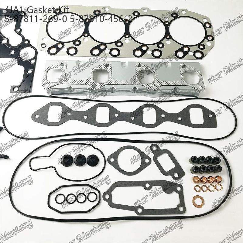 کیت گاسکت کامل 4JA1 5-87811-269-0 5-87810-456-2 مناسب برای قطعات موتور ISUZU