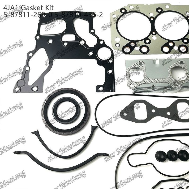 کیت گاسکت کامل 4JA1 5-87811-269-0 5-87810-456-2 مناسب برای قطعات موتور ISUZU