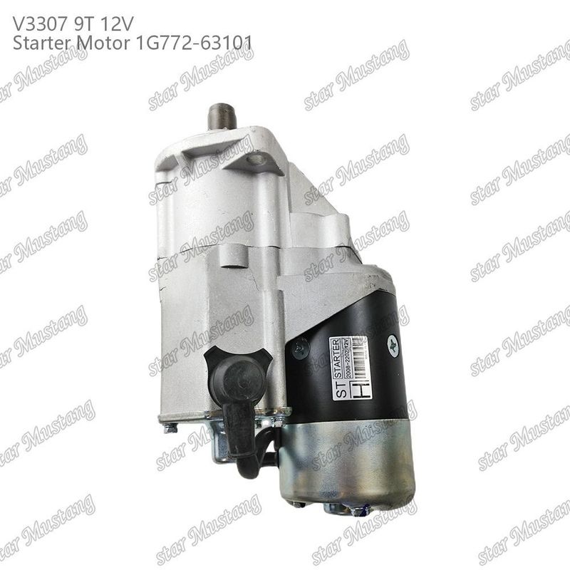 موتور استارتر V3307 9T 12V 1G772-63101 مناسب برای قطعات موتور KUBOTA