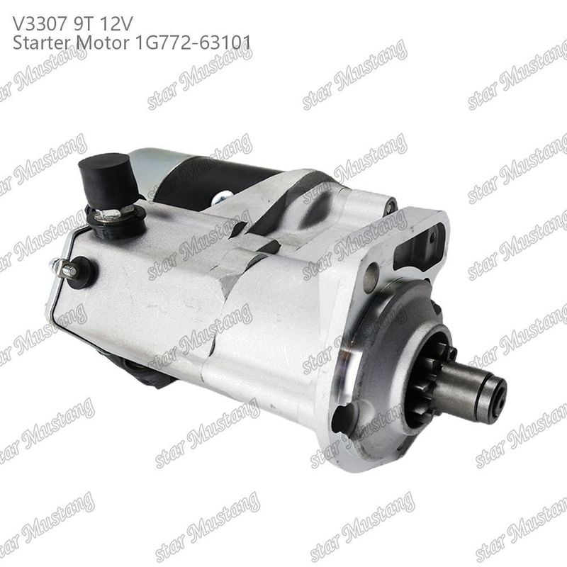 موتور استارتر V3307 9T 12V 1G772-63101 مناسب برای قطعات موتور KUBOTA
