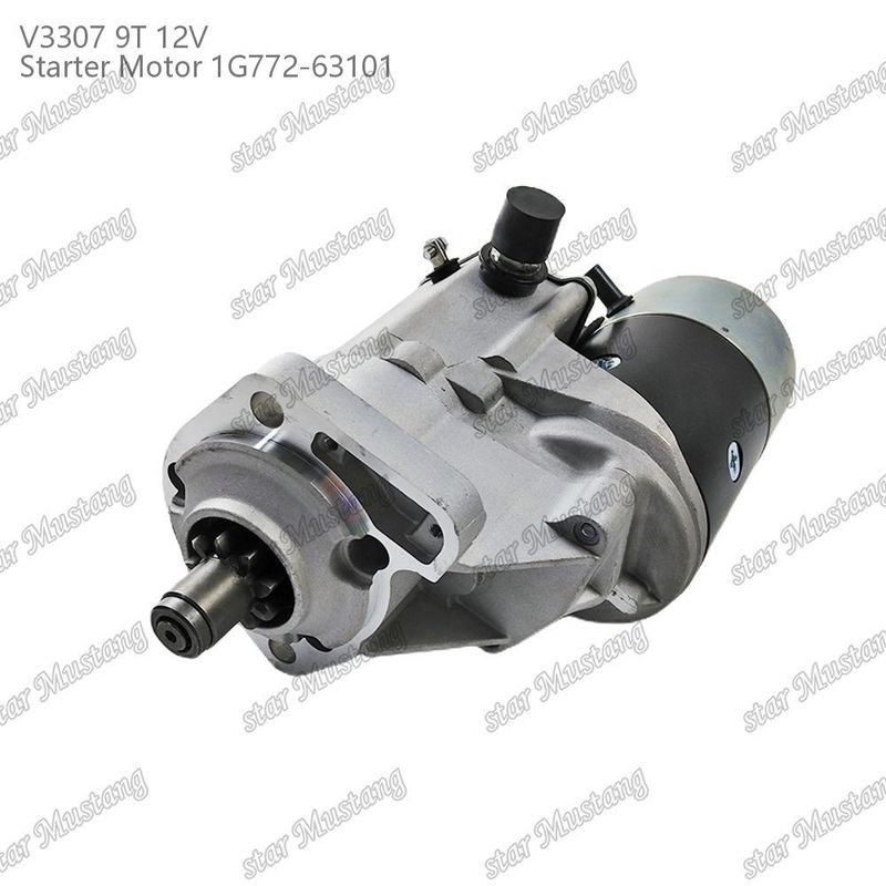 موتور استارتر V3307 9T 12V 1G772-63101 مناسب برای قطعات موتور KUBOTA