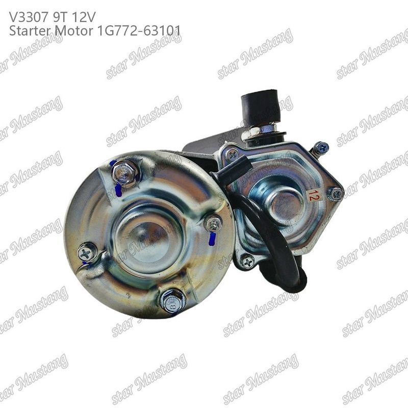 موتور استارتر V3307 9T 12V 1G772-63101 مناسب برای قطعات موتور KUBOTA