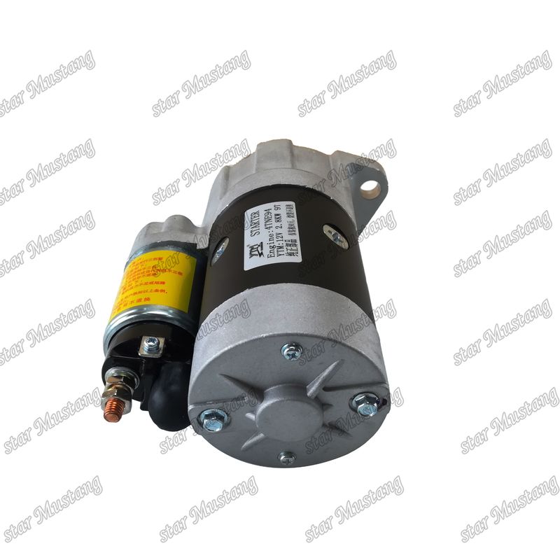 4TNE94 موتور موتور 12V 2.8KW 9T برای قطعات معدنی موتور YANMAR