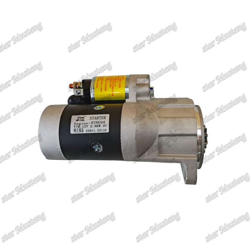 4TNE94 موتور موتور 12V 2.8KW 9T برای قطعات معدنی موتور YANMAR
