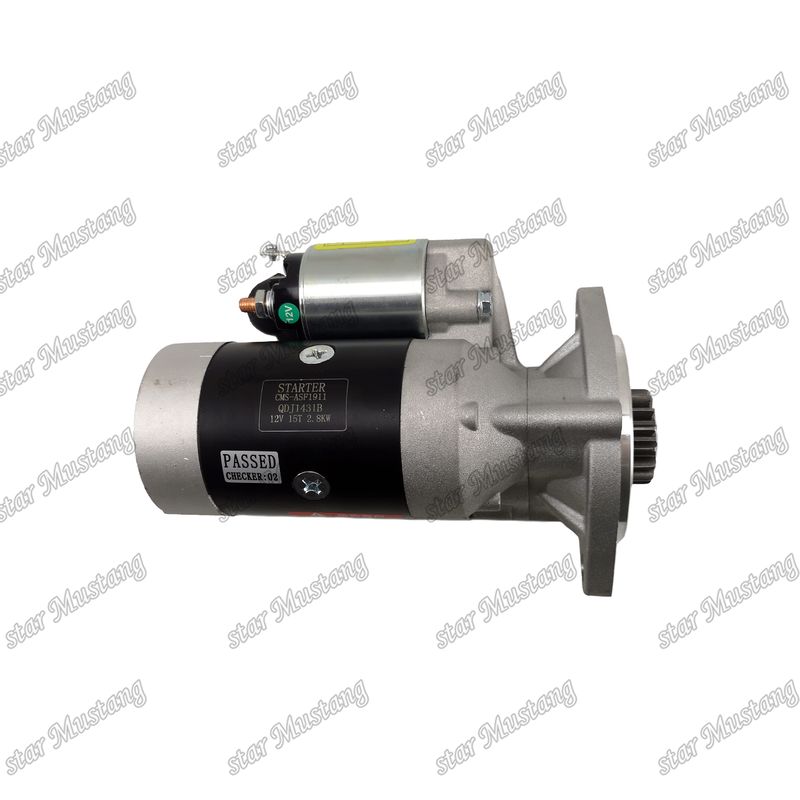 موتور استارتر موتور 12 ولت 15T 2.8KW برای قطعات معدنی موتور YANMAR