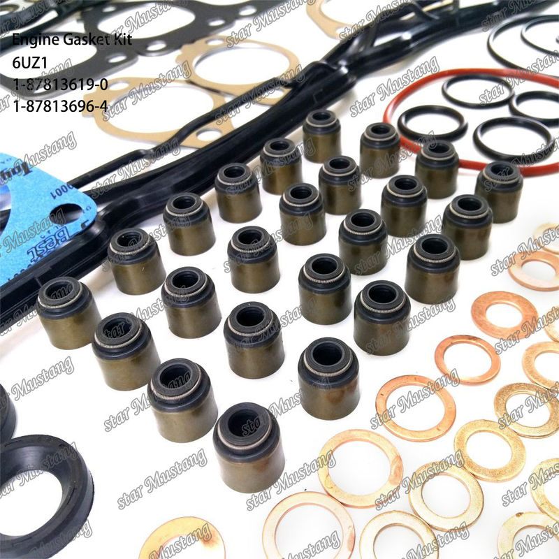 کیت گاسکت کامل 6UZ1 1-87813619-0 1-87813696-4 مناسب برای قطعات موتور ISUZU