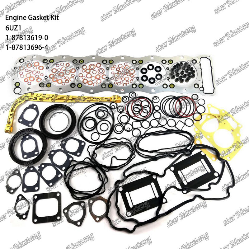 کیت گاسکت کامل 6UZ1 1-87813619-0 1-87813696-4 مناسب برای قطعات موتور ایسوزو