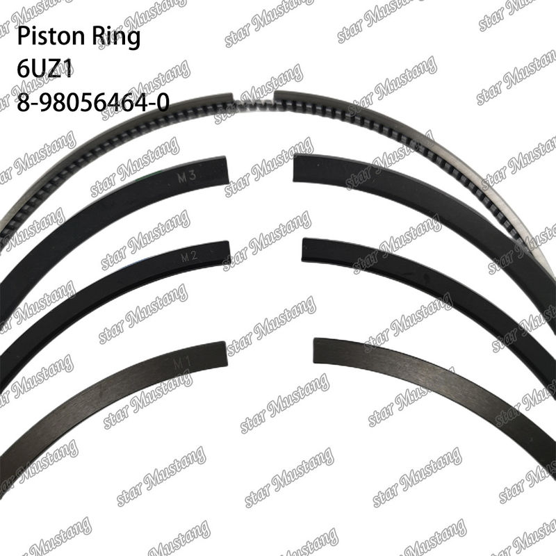 حلقه پیستون 6UZ1 8-98056464-0 1-87813127-0 مناسب برای قطعات موتور ایسوزو