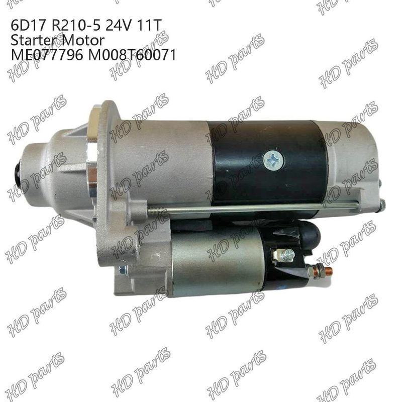 6D17 24V 11T R210-5 ME077796 M008T60071 استارت موتور دیزل سایر گواهینامه ها