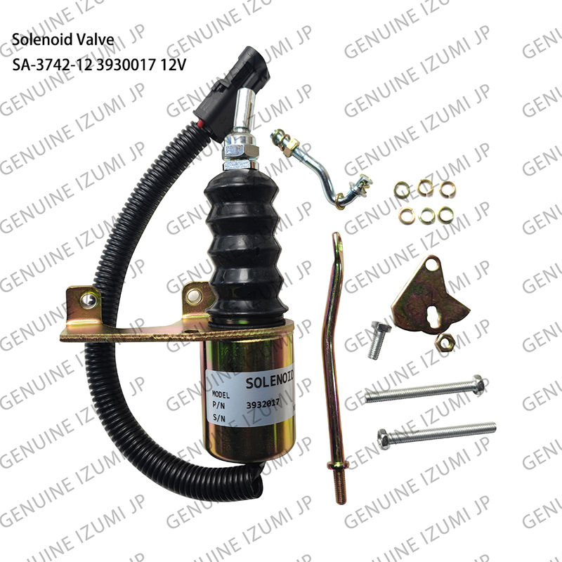 SA-3742-12 3932017 شیر برقی قطع کن 12 ولت برای قطعات موتور دیزل