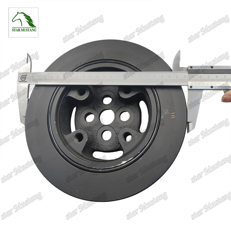 HD-2094 PC300-7 قطر بیرونی پولی سر میل لنگ 228mm برای قطعات یدکی موتور بیل مکانیکی کوماتسو