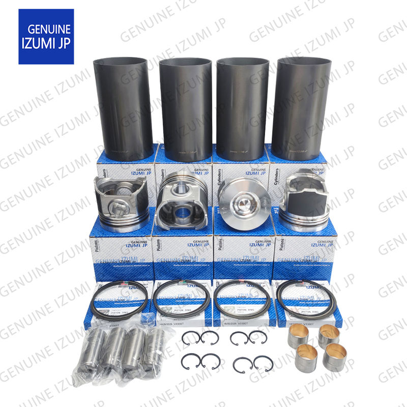 کیت سیلندر لاینر V3300T-16V پیستون 1C050-21112 برای قطعات تعمیر موتور دیزل کوبوتا