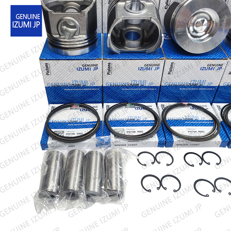 کیت سیلندر لاینر V3300T-16V پیستون 1C050-21112 برای قطعات تعمیر موتور دیزل کوبوتا