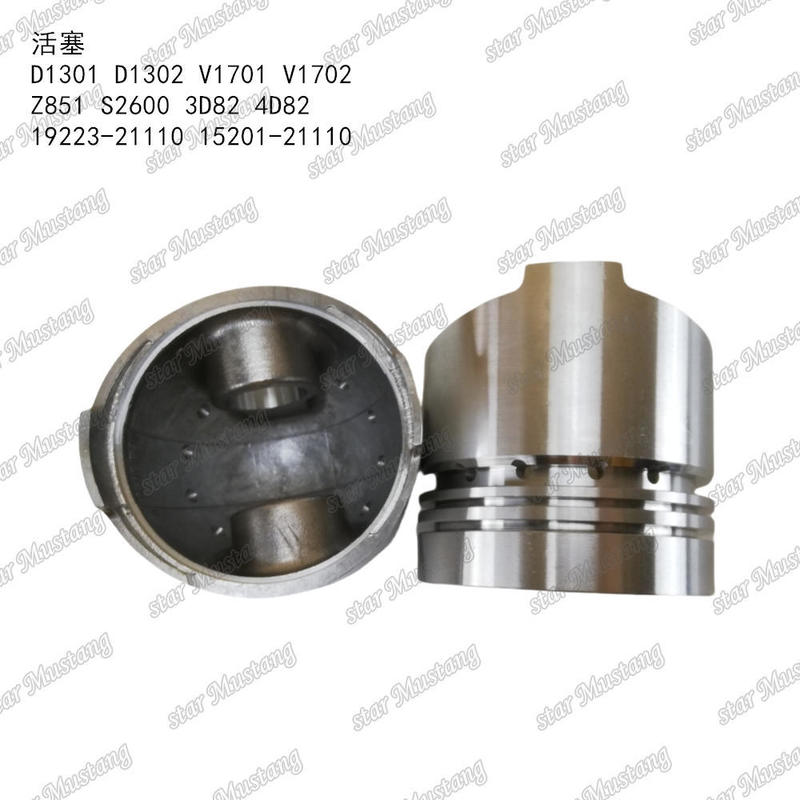 پیستون D1301 D1302 V1701 V1702 Z851 S2600 3D82 4D82 19223-21110 15201-21110 مناسب برای قطعات موتور KUBOTA